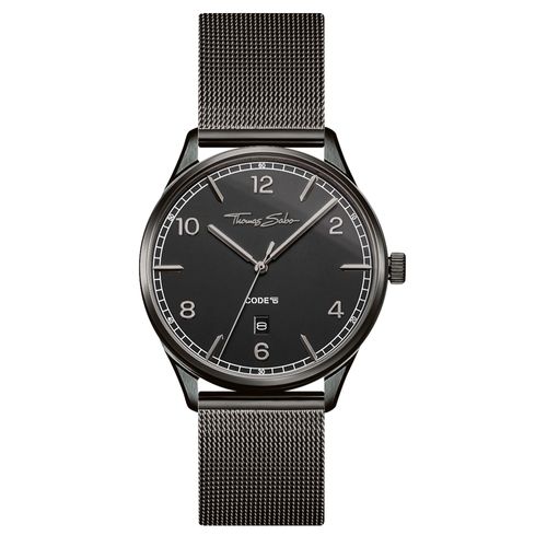 THOMAS SABO Uhr Uni Schwarz WA0342-202-203
