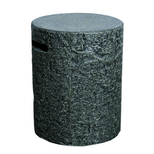 Abdeckung für Gasflaschen, Naturstein-Optik dunkel Eco-Stone,für 5kg Gasbehälter