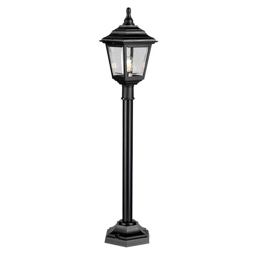 Elstead Kerry Außen-Stehleuchte E27 116cm Schwarz IP44 Anti-Meerwasser