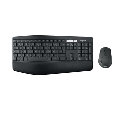 Logitech MK850 Performance Wireless Keyboard and Mouse Combo Tastatur Maus enthalten RF Wireless + Bluetooth QWERTZ Schweiz Schwarz
