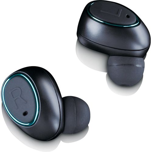 Lenco EPB-410BK - Bluetooth® IPX4 TWS Ohrenstöpsel mit Powerbank - Schwarz