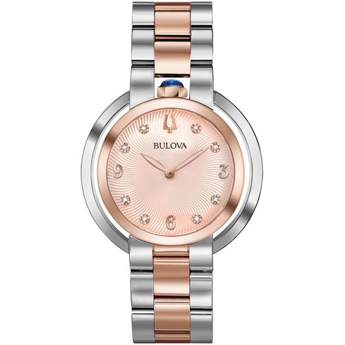 BULOVA 98P174 Rubaiyat Uhr Damenuhr Edelstahl Bicolor