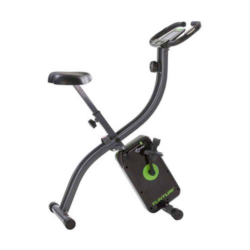 Tunturi Cardio Fit B20 X Bike Heimtrainer Fahrrad klappbar / Fitnessfahrrad / Hometrainer Fahrrad Trainer mit LCD-Bildschirmanzeige und Tablethalterung - Schwarz