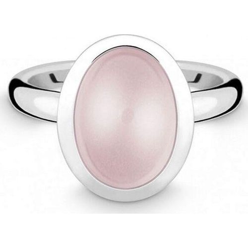 Quinn - Silberring mit Rosenquarz - 021874730 - Weite 58