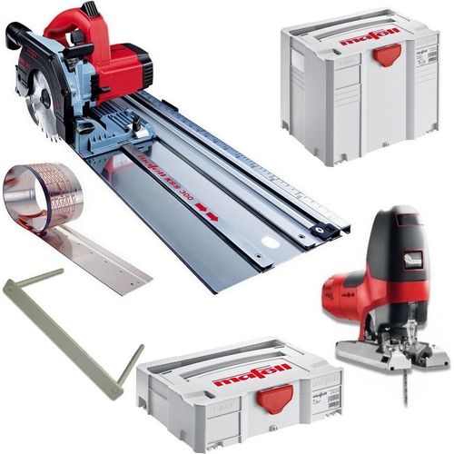 Mafell KSS 300 Kapp-Sägesystem MaxiMax 916702 + Stichsäge P1 cc im Max 917103