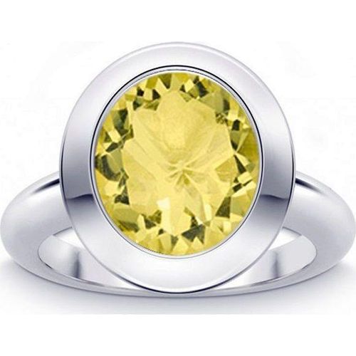 Quinn - Silberring mit Lemonquarz - 021815648 - Weite 56