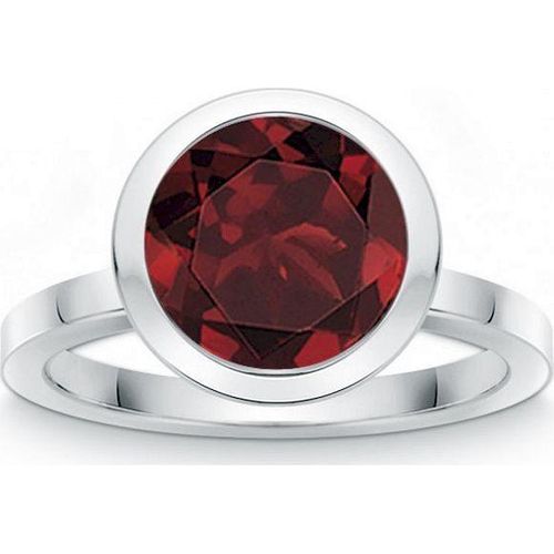 Quinn - Silberring mit Granat - 021804663 - Weite 56