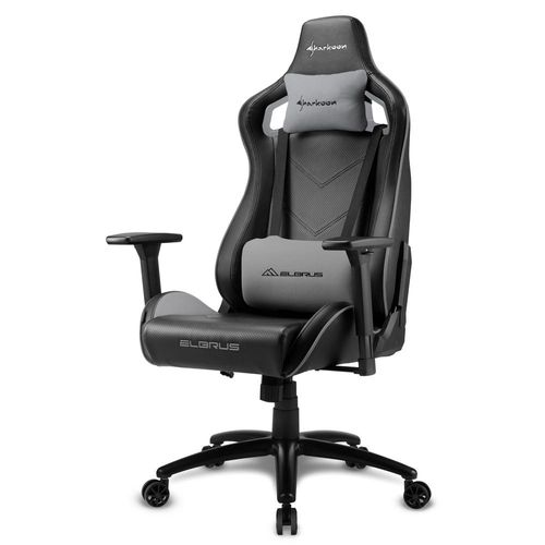 Sharkoon Gamingstuhl Elbrus 2 PU/PVC schwarz/grau