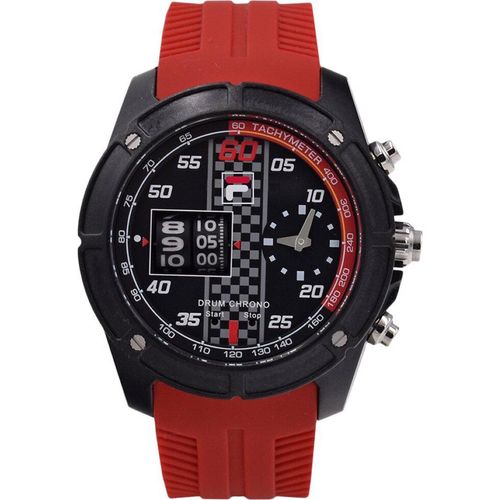 Fila Herren Uhr Armbanduhr Drum Roller 38-845-002 Silikon