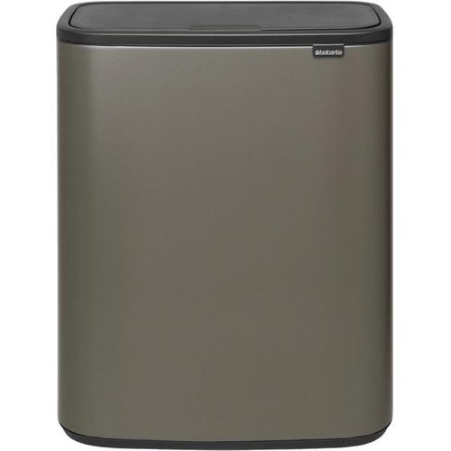 Bo Touch Bin 60l mit Kunststoffeinsatz Platin