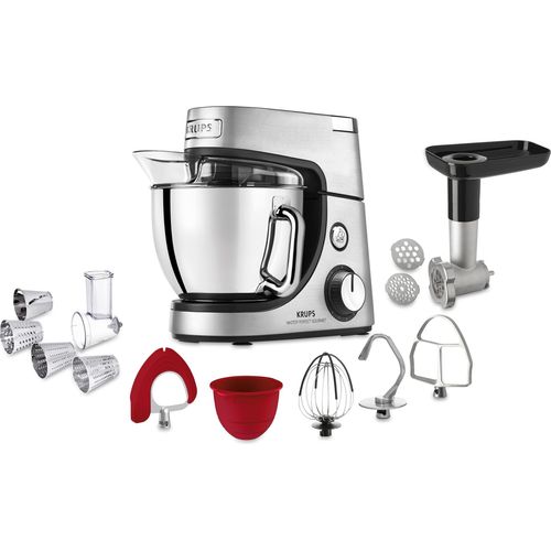 Krups Küchenmaschine KA631D Master Perfect Gourmet, Farbe Silber / Chrome
