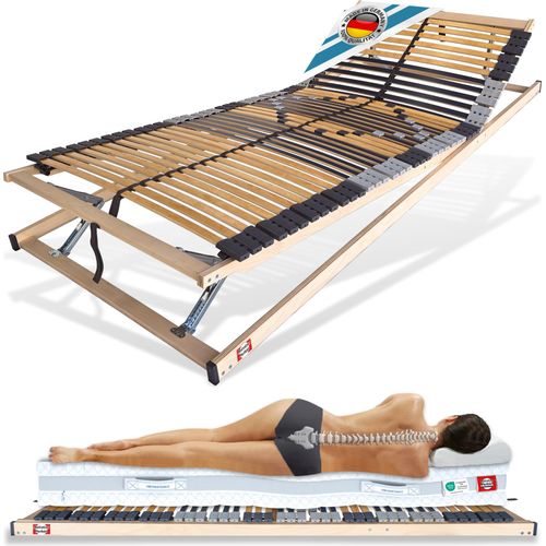 Lattenrost 100x200cm 42 Leisten verstellbar Fertig Montiert Benninger Bettsysteme