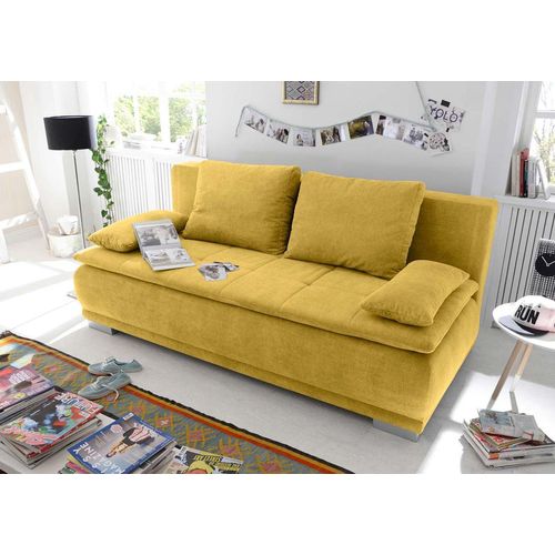 Luigi Schlafsofa 211x103 cm Gelb (Senf)