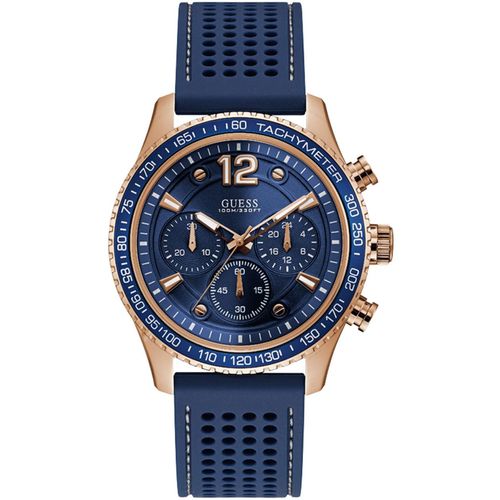 Guess Gents Fleet W0971g3 Uhr Blau Blau One Size