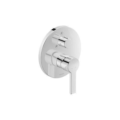Duravit Fertigmontage-Set B.2 für Unterputz-Wannenmischer, mit Umstellventil, Sicherungskombination chrom