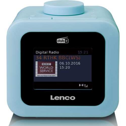 Lenco CR-620BU - DAB+/FM-Radiowecker mit Farbdisplay - Blau