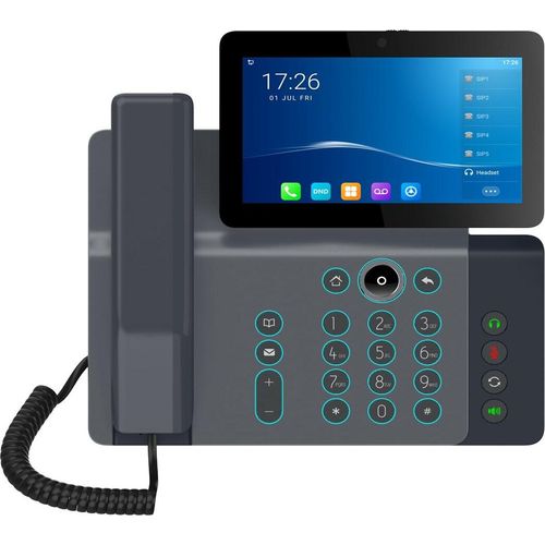 Fanvil V67 - IP-Videotelefon - mit Digitalkamera, Bluetooth-Schnittstelle mit Rufnummernanzeige/Anklopffunktion - IEEE 802.11a/b/g/n/ac (Wi-Fi)