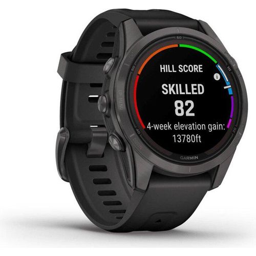 Garmin Fenix 7S PRO GPS Multisportuhr, Sapphire Solar Edition, black/grey