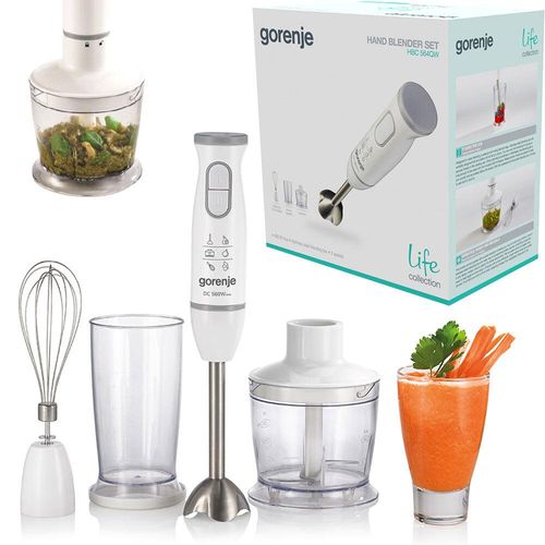 Gorenje HBC564QW, Pürierstab, 0,5 l, Pulsfunktion, 1,2 m, 500 W, Weiß