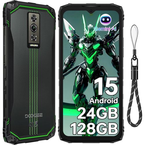 DOOGEE Blade10 Energy Android 15 Outdoor Smartphone Ohne Vertrag 24GB+128GB/2TB Outdoor Handy 6.56