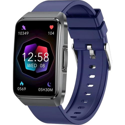 Neo 2 Band: Blaues Silikon-Smartwatch-Armband für Stil & Komfort