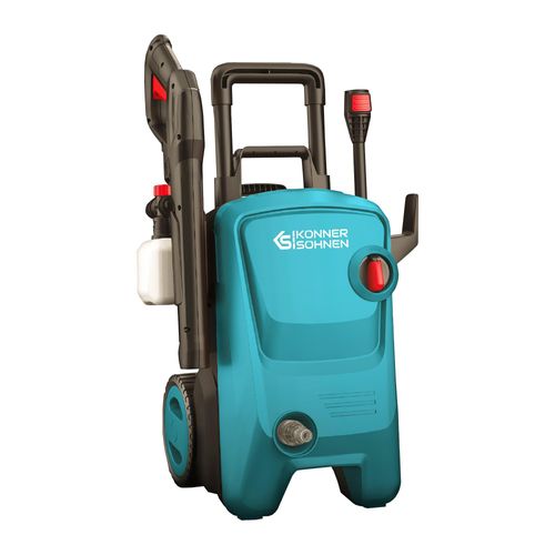 Könner & Söhnen KS PW145V Hochdruckreiniger 1800 W, 100-145bar Arbeitsdruck, 7m Hochdruckschlauch,Auto-Start/Stopp-System, Schlauchtrommel
