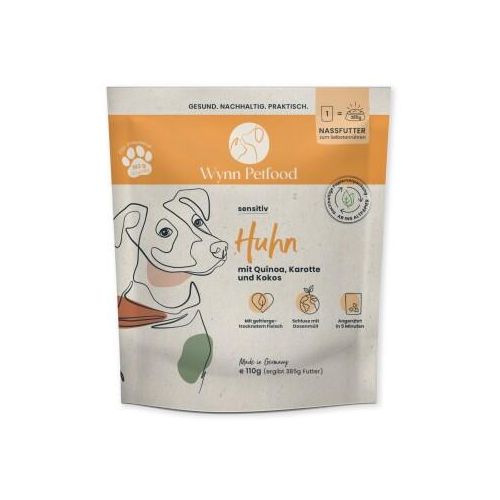 Wynn Petfood Reisetüten Nassfutter Huhn mit Quinoa