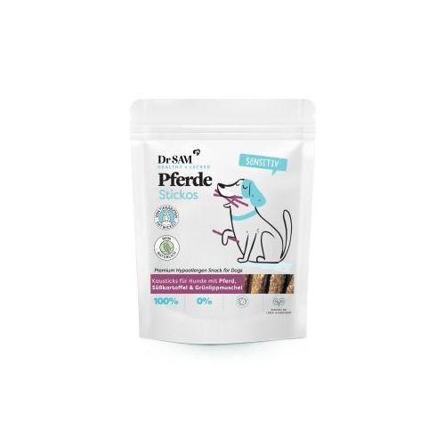 Dr. SAM Pferde Stickos - Monoproteinische hypoallergene Leckerlis für Hunde