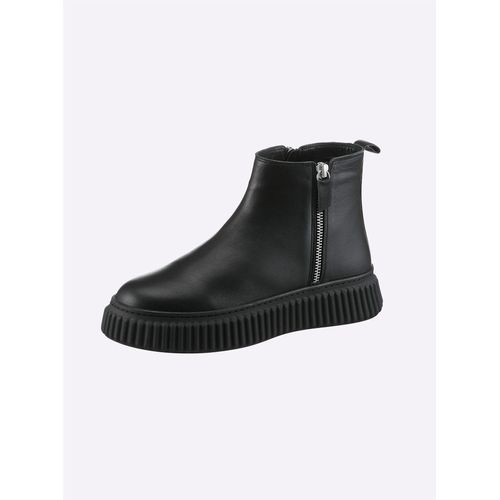 Stiefelette ANDREA CONTI, Damen, Gr. 36, schwarz, Leder, Modisch, Schuhe