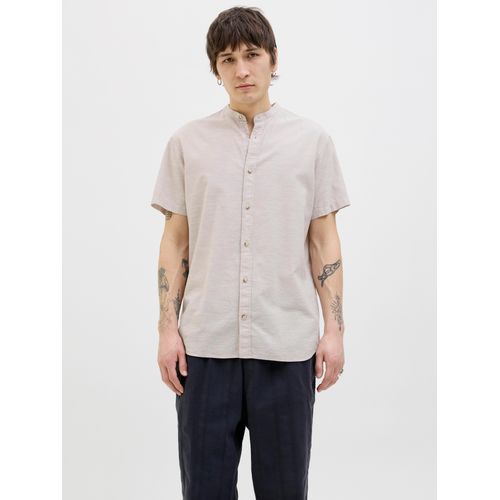 Jack & Jones Kurzarmhemd »JJESUMMER BAND SHIRT SS SN«, mit Bandkragen