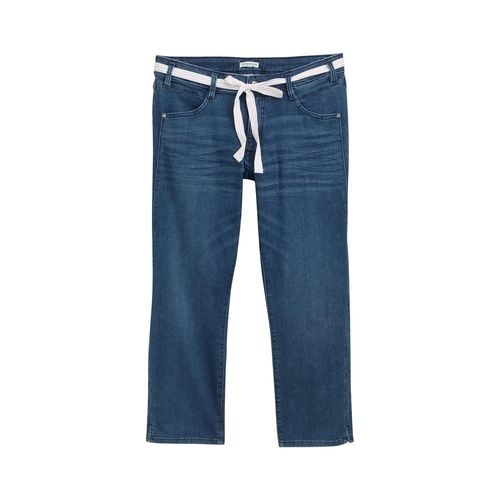 TOM TAILOR Damen Plus Size - TTPLUS SLIM Jeans, blau, Uni, Gr. 44