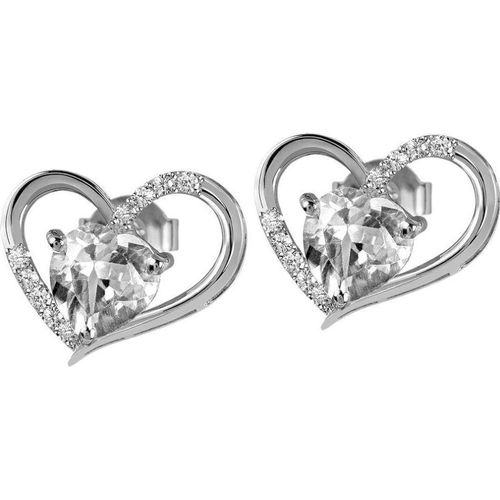 Jacques Lemans - Ohrstecker Sterlingsilber mit White Topaz - SE-O118A