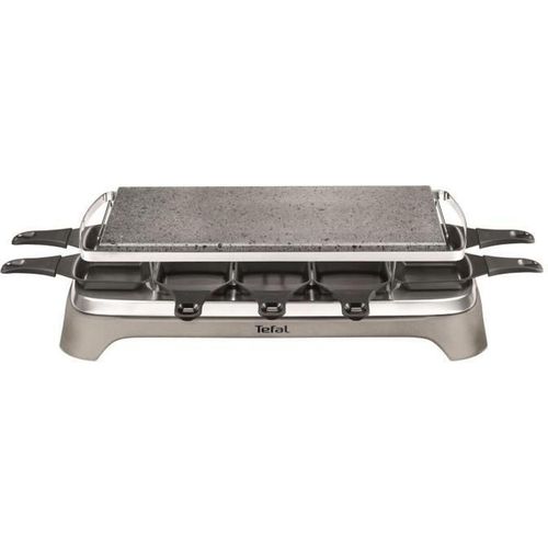 Tefal Raclette Pierrade PR457B für 10 Personen grau