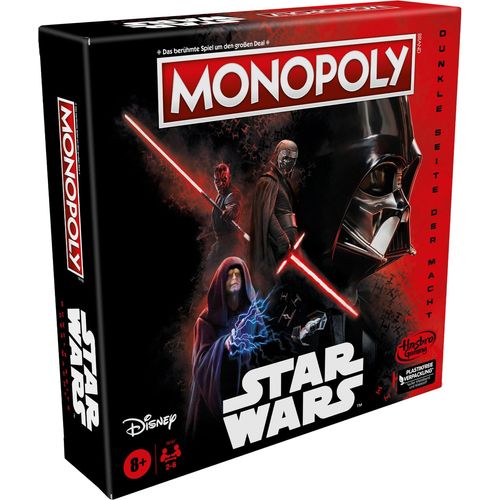 Hasbro - Brettspiel - Monopoly Star Wars: Dunkle Seite der Macht Gesellschaftsspiel Dark Side