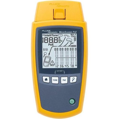 Fluke Networks Kabelmessgerät MS-POE Audio/Video, Netzwerk, Telekommunikation (5018508)