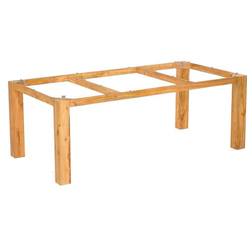 Base Tischgestell Teak Natur