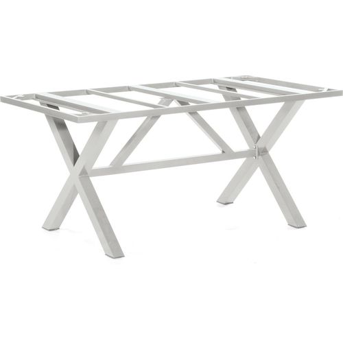 Base-Spectra Tischgestell Aluminium Silber