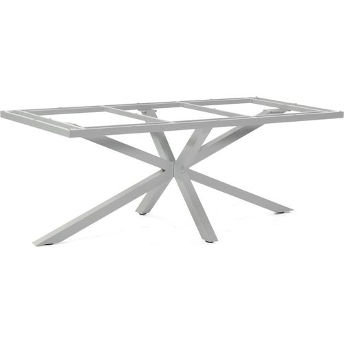 Base-Spectra Tischgestell Aluminium Silber