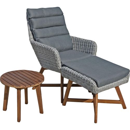 Lounger-Set CALVIA, grau