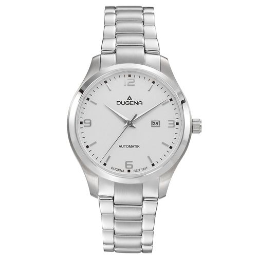 Dugena Damen-Armbanduhr Tresor Woman Automatik, Edelstahl, Saphirglas, 10 bar