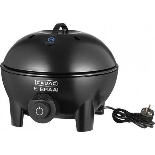 CADAC E-BRAAI 40 schwarz - Elektro Tischgrill mit stufenloser Regelung und Thermosensor