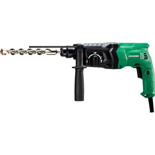 Hikoki Bohr- und Meißelhammer DH24PH2, Meißel- und Steinbohrer, Stemmhammer mit 2,7 Joule Schlagenergie - 730W