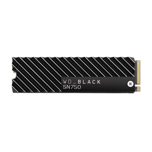 WD_BLACK™ SN750 NVMe™ SSD mit Kühlkörper 500 GB, 3.430 MB/s - Schwarz