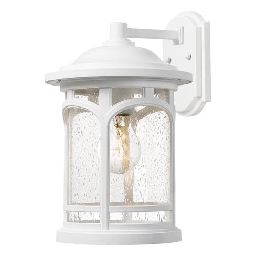 Elstead Marblehead Außen-Wandleuchte E27 34cm Weiß IP44 Anti-Meerwasser