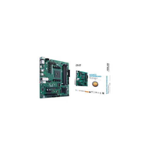 ASUS Pro B550M-C/CSM - Motherboard - micro ATX - Socket AM4 - AMD B550 Chipsatz - USB-C Gen2, USB 3.2 Gen 1, USB 3.2 Gen 2 - Gigabit LAN - Onboard-Grafik (CPU erforderlich)