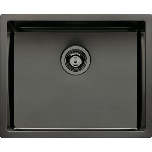 NABER 1015031 LUSSO 2 Einbauspüle, graphitfarbig, PVD-Beschichtung, ab 60 cm Schrankbreite / Spüle / Einzelbecken