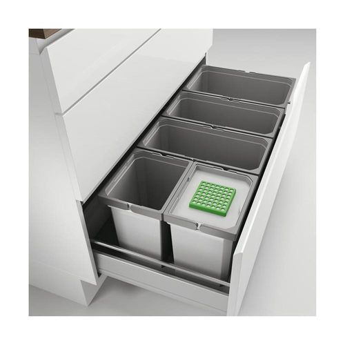 Naber Cox® Box 275 S/1000-5 Abfallsammler für vorhandene Auszüge, hellgrau