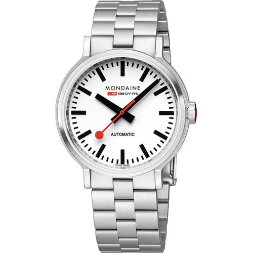 Mondaine MST.4161B.SJ Herrenuhr SBB Original Automatik 41mm 3ATM
