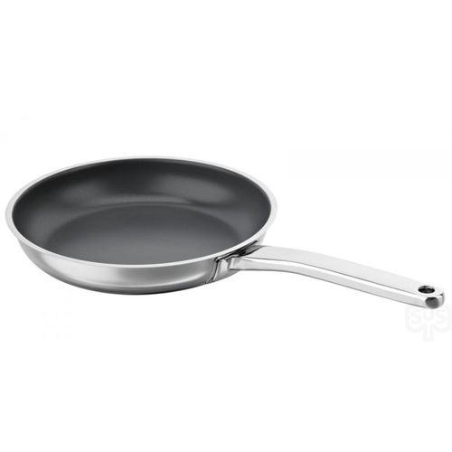 Schulte-Ufer Rio i Bratpfanne, Induktionspfanne, Stiel Pfanne, Edelstahl, 24 cm, 6958-24 i