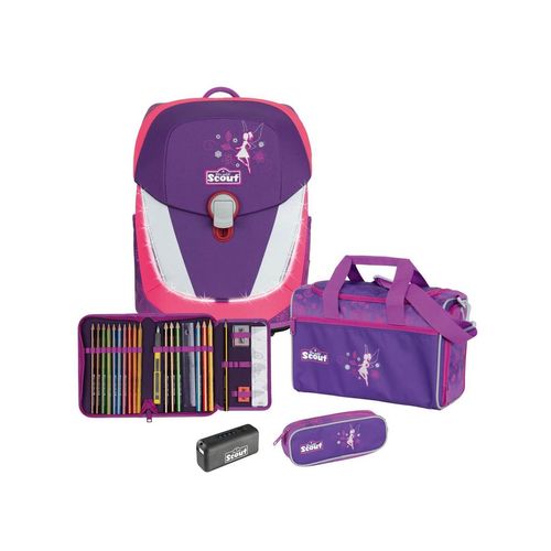 Scout Exklusiv Sunny II Safety Light Feenwald Schulranzen Se
